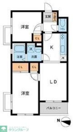 鉄飛坂マンションの物件間取画像